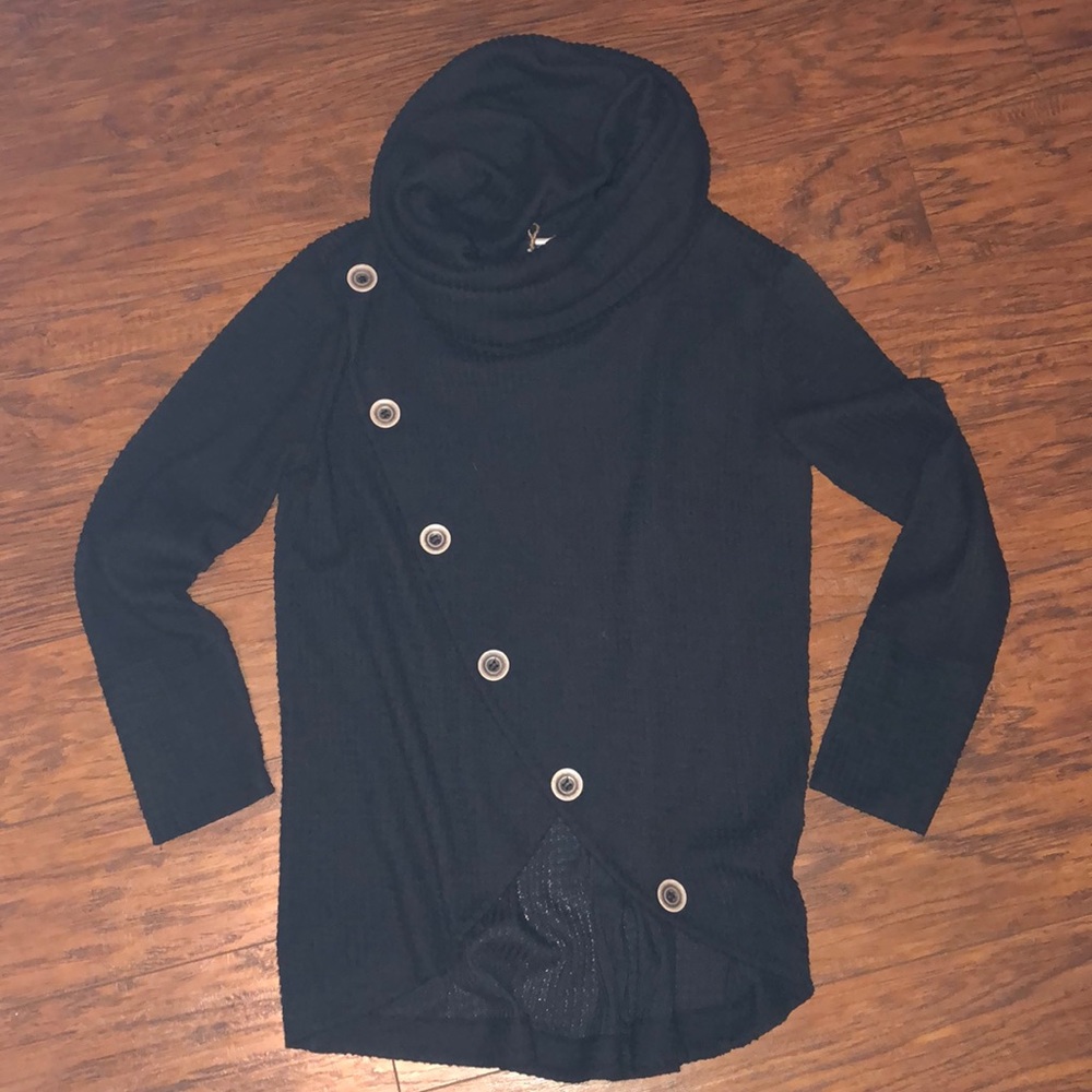 Light Button Detail Sweater